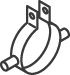 DINEX 51871 Holder, exhaust pipe
